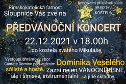 Předvánoční koncert 2021 plakát